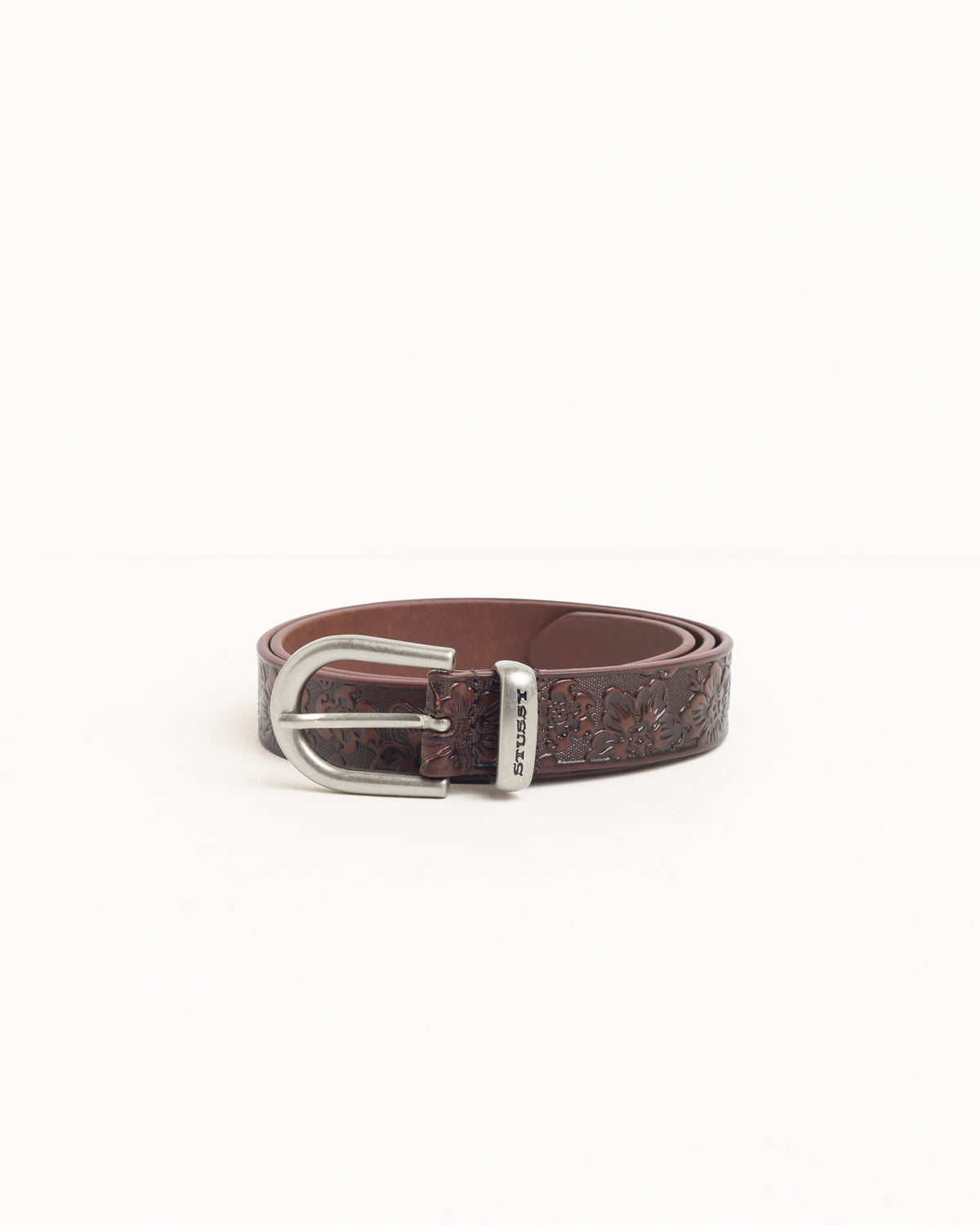 Leather Hawaiian Belt Unisex In Brown