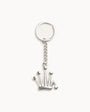 METAL BENT CROWN KEYCHAIN