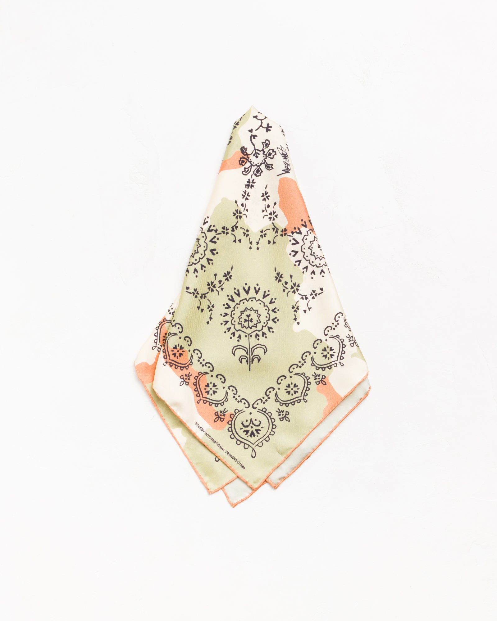Pattern Silk Bandana Unisex In Camo