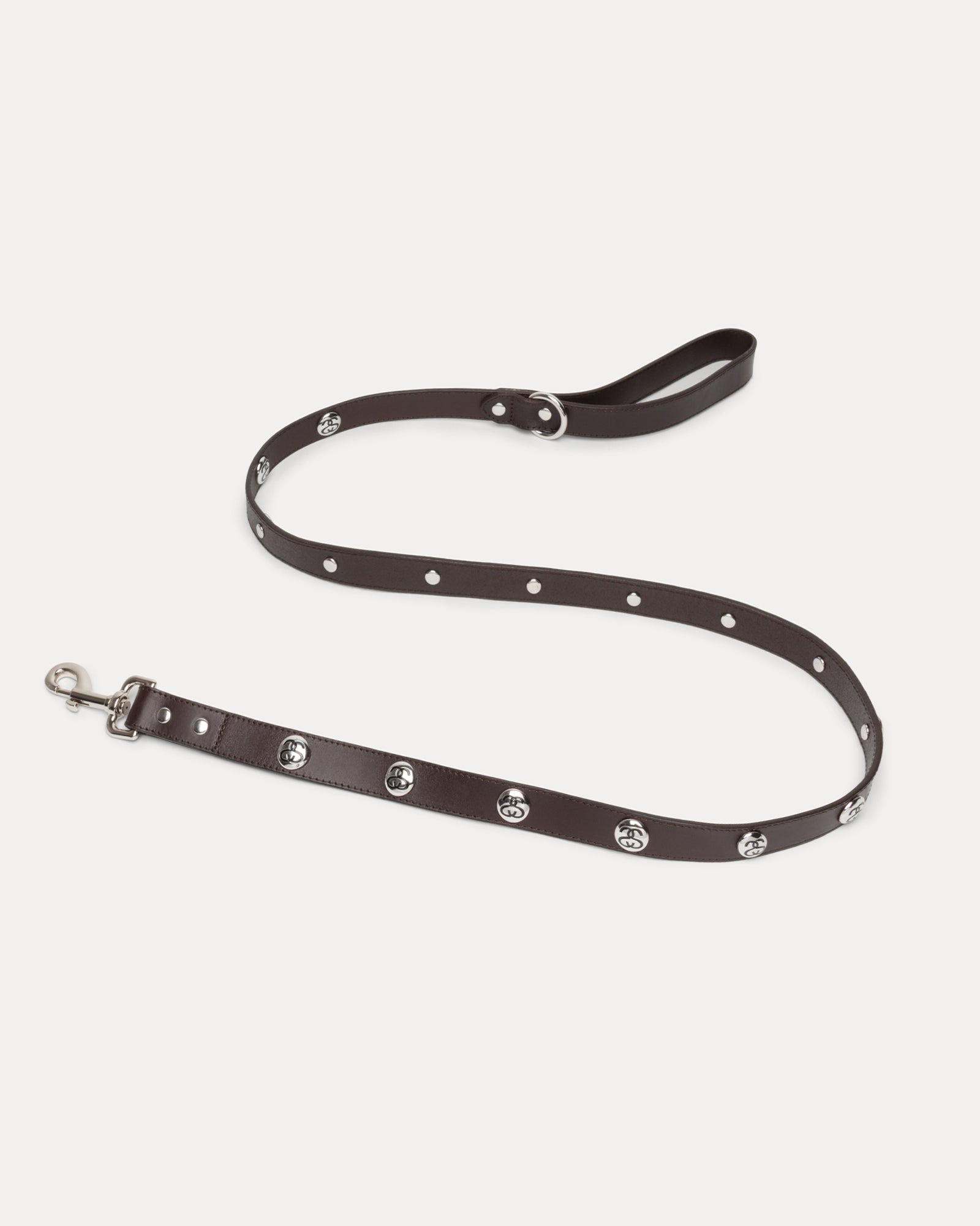 Ss Link Studded Dog Leash Accessories In Brown