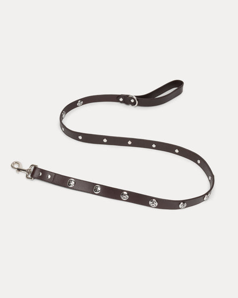 Ss Link Studded Dog Leash Accessories In Brown
