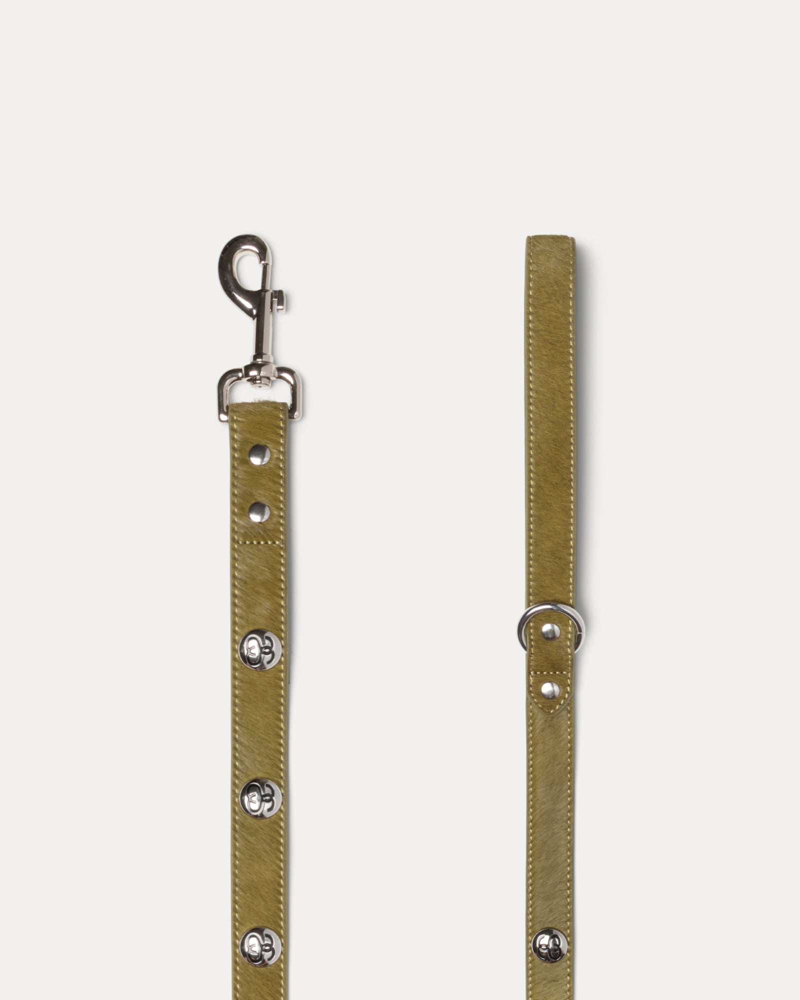 Ss Link Studded Dog Leash Accessories In Hairy Moss