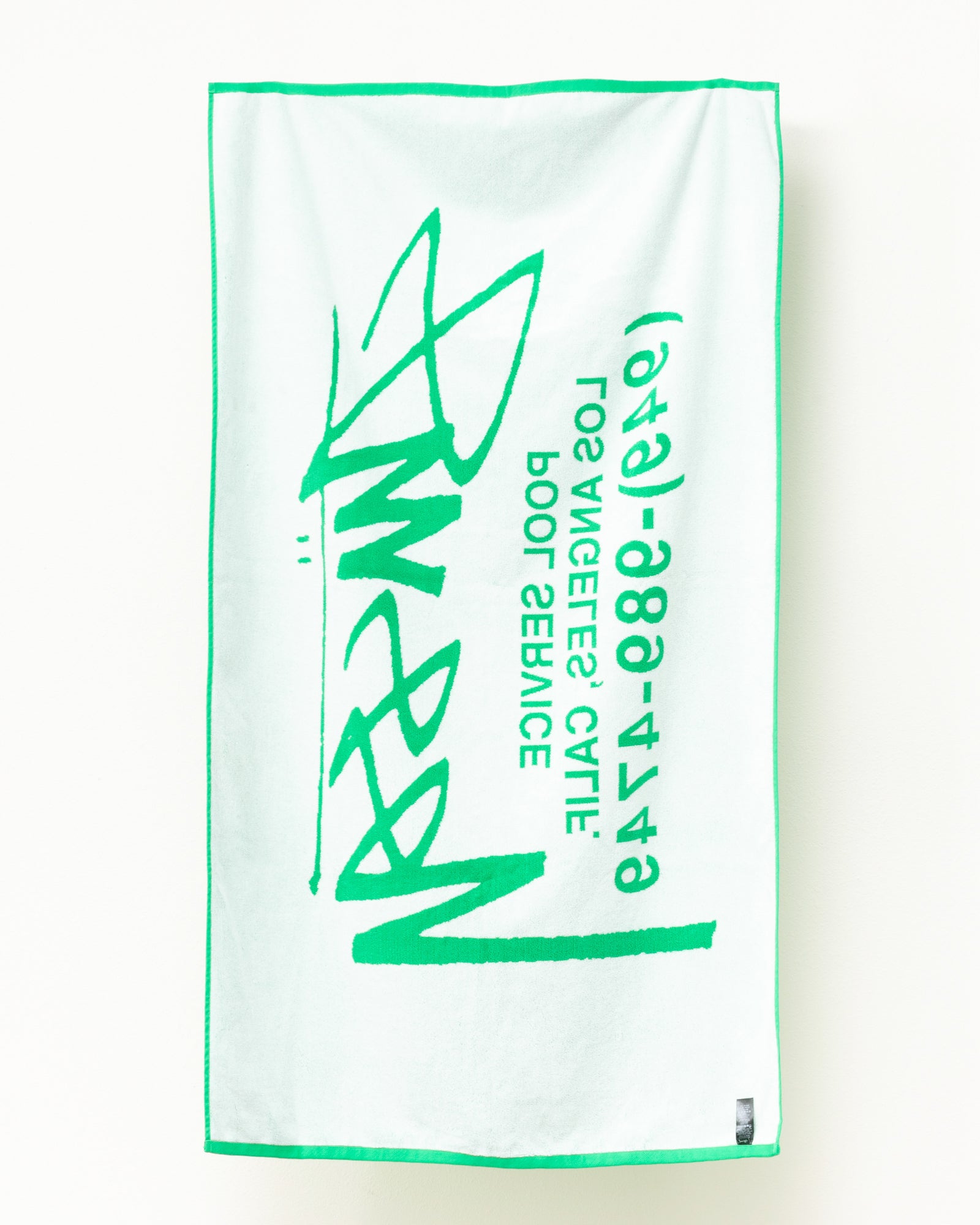 Pool Service Beach Towel – Green | Beach Accessories | Stüssy Canada