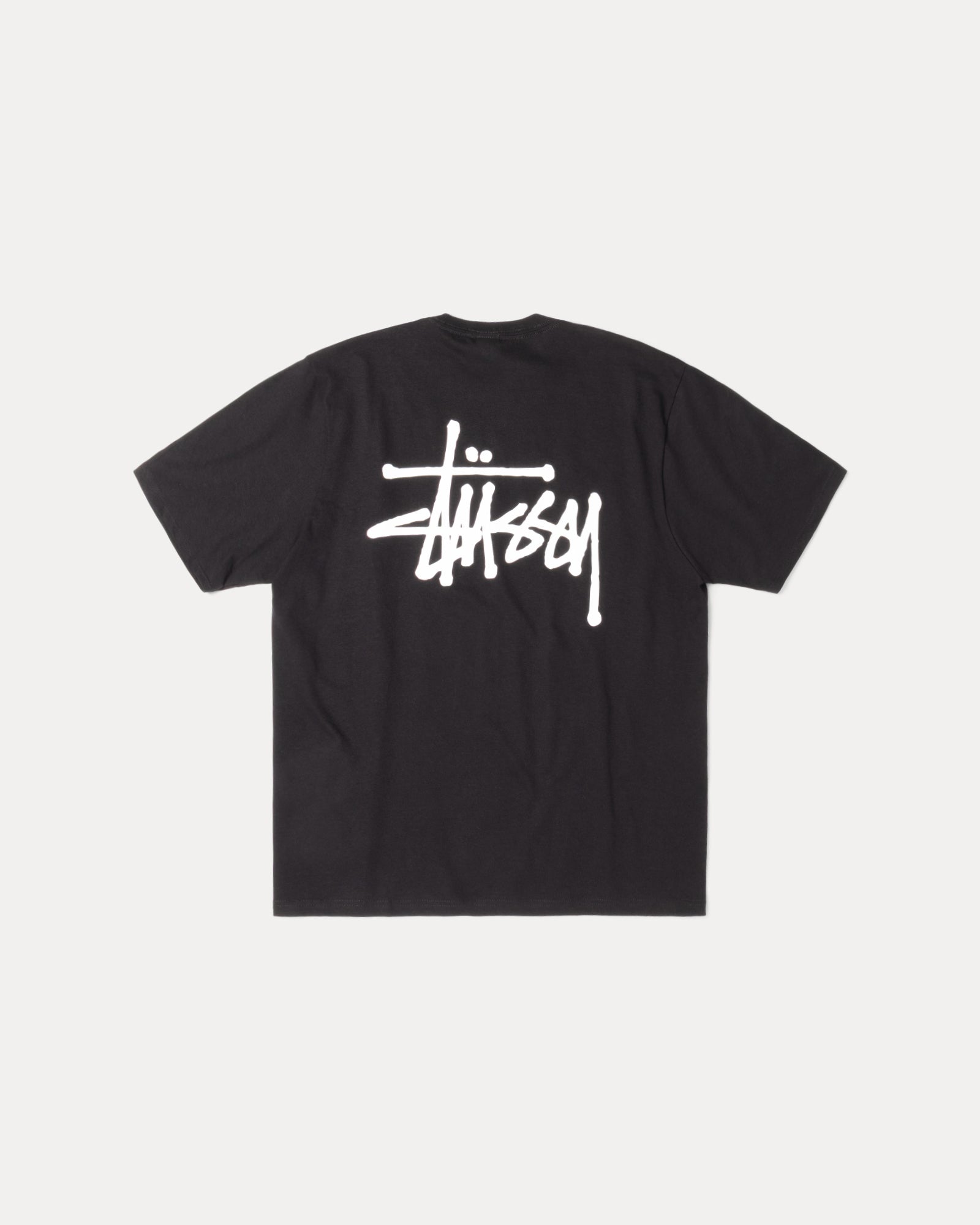 Basic Stussy Tee Mens Short Sleeve In Black