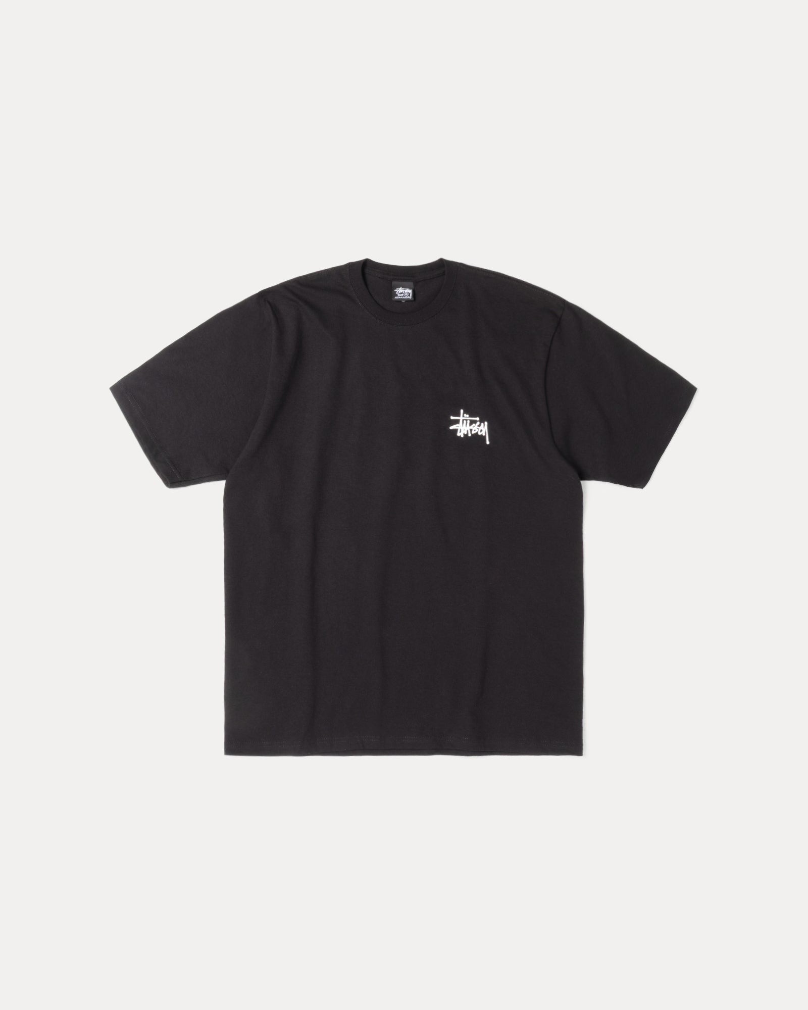 Basic Stussy Tee Mens Short Sleeve In Black