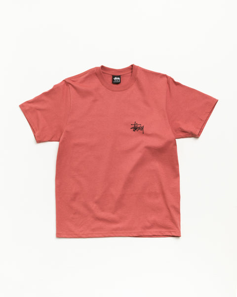 Basic Stussy Tee Unisex Short Sleeve In Clay