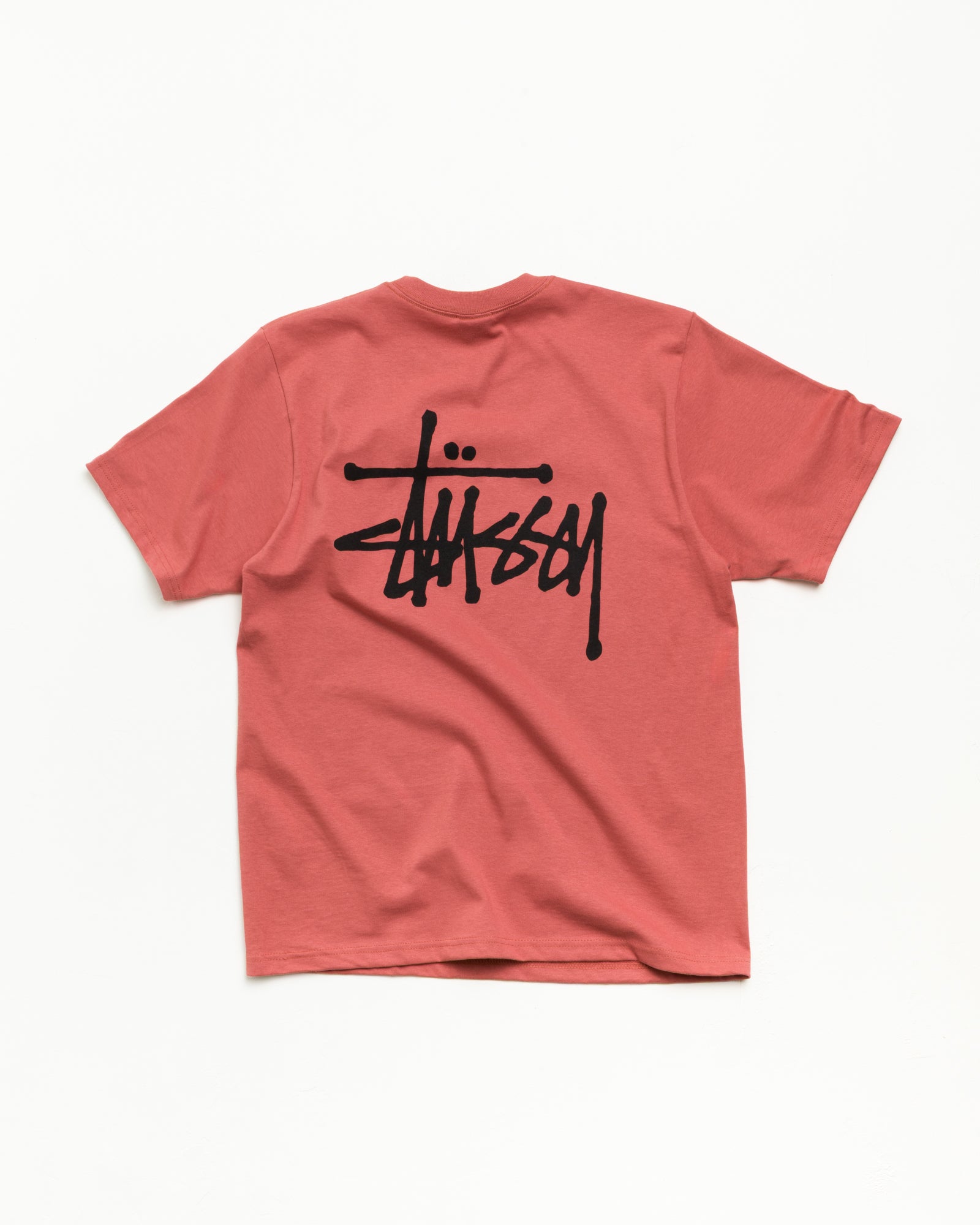 Basic Stussy Tee Unisex Short Sleeve In Clay