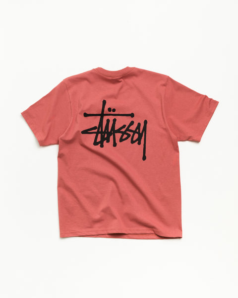 Basic Stussy Tee Unisex Short Sleeve In Clay