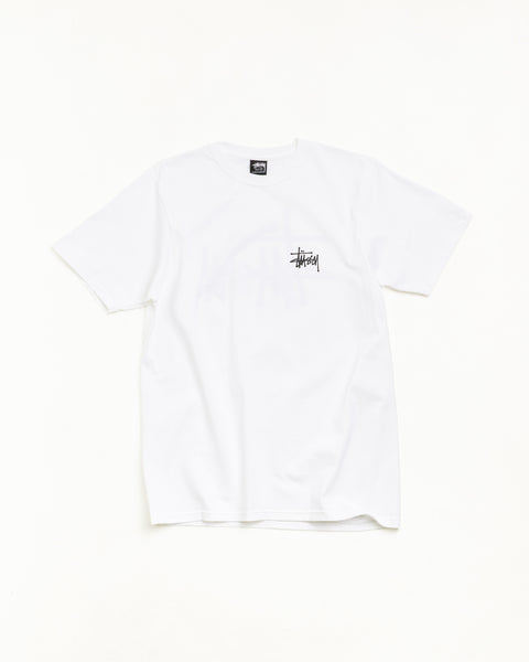 Basic Stussy Tee Unisex Short Sleeve In White