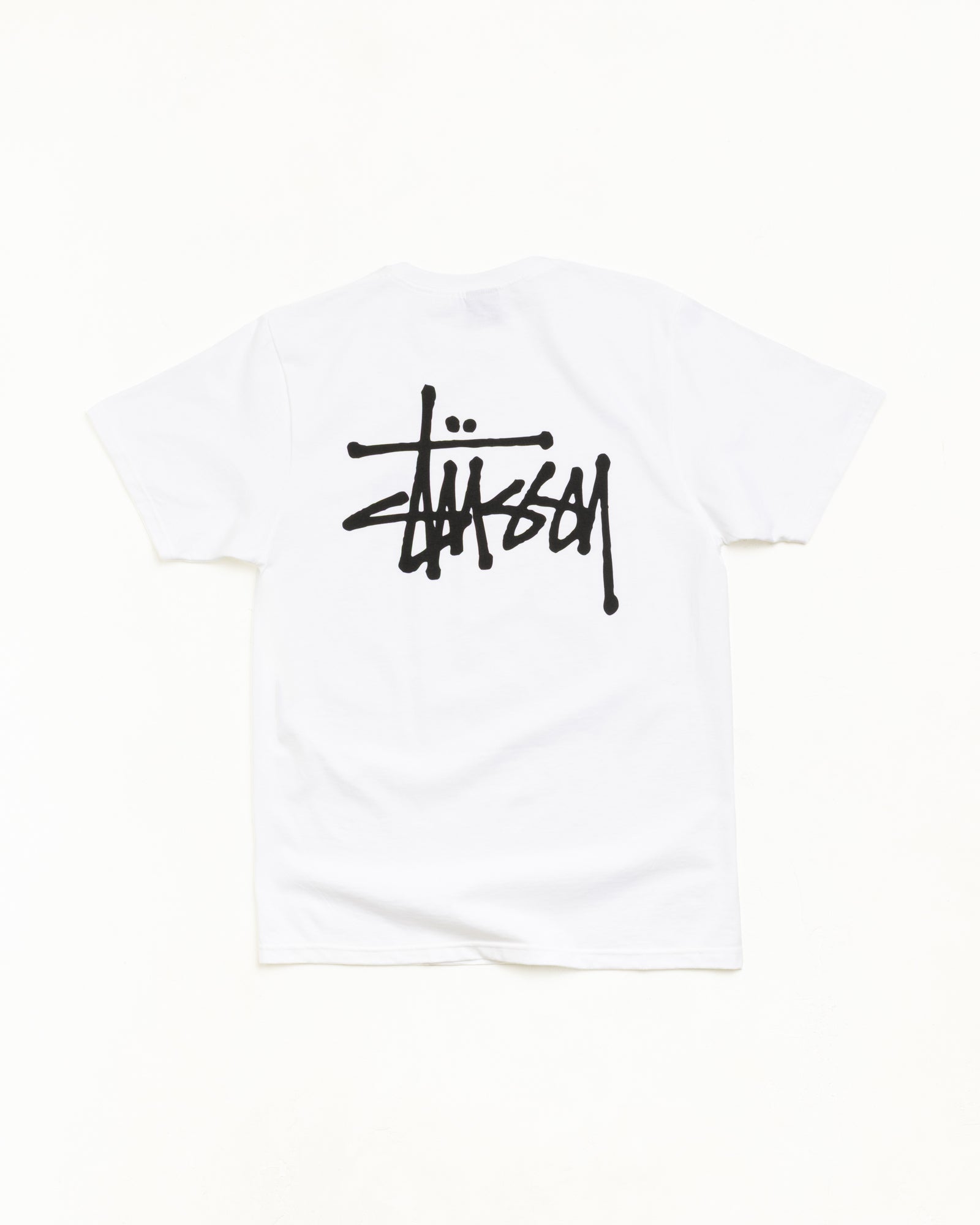 Basic Stussy Tee Unisex Short Sleeve In White
