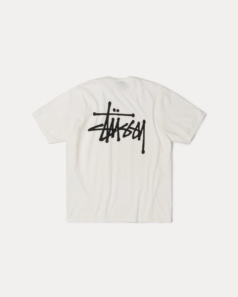 Basic Stussy Pig. Dyed Tee Mens Short Sleeve In Natural