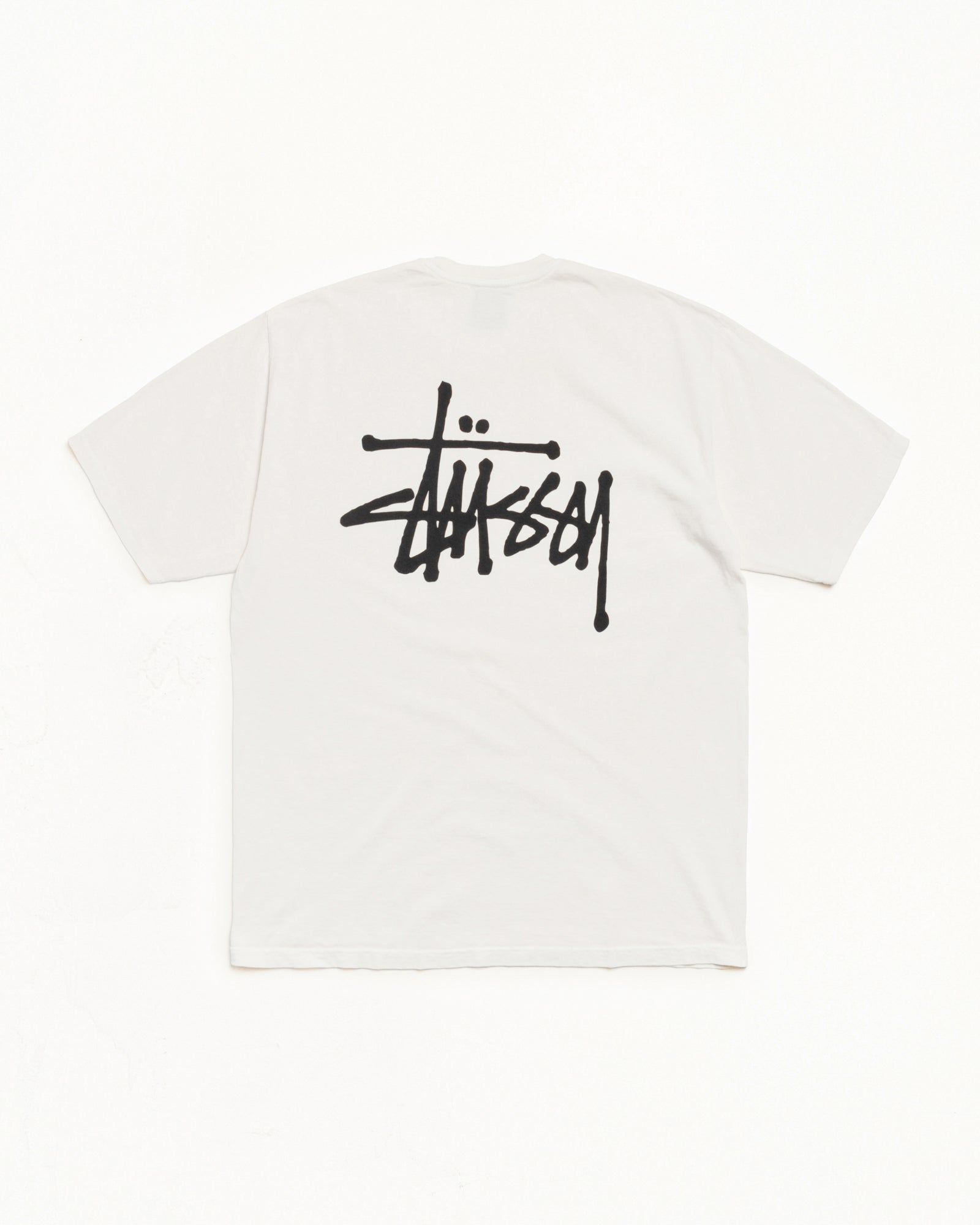 Basic Stüssy Tee Pigment Dyed – Natural | Tee & Sweats | Stüssy Canada