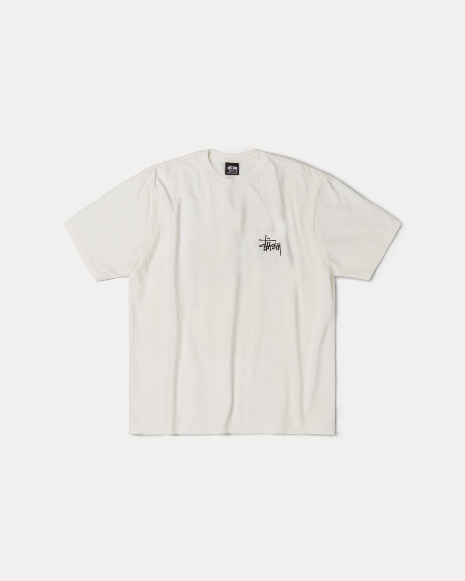 Basic Stussy Pig. Dyed Tee Mens Short Sleeve In Natural
