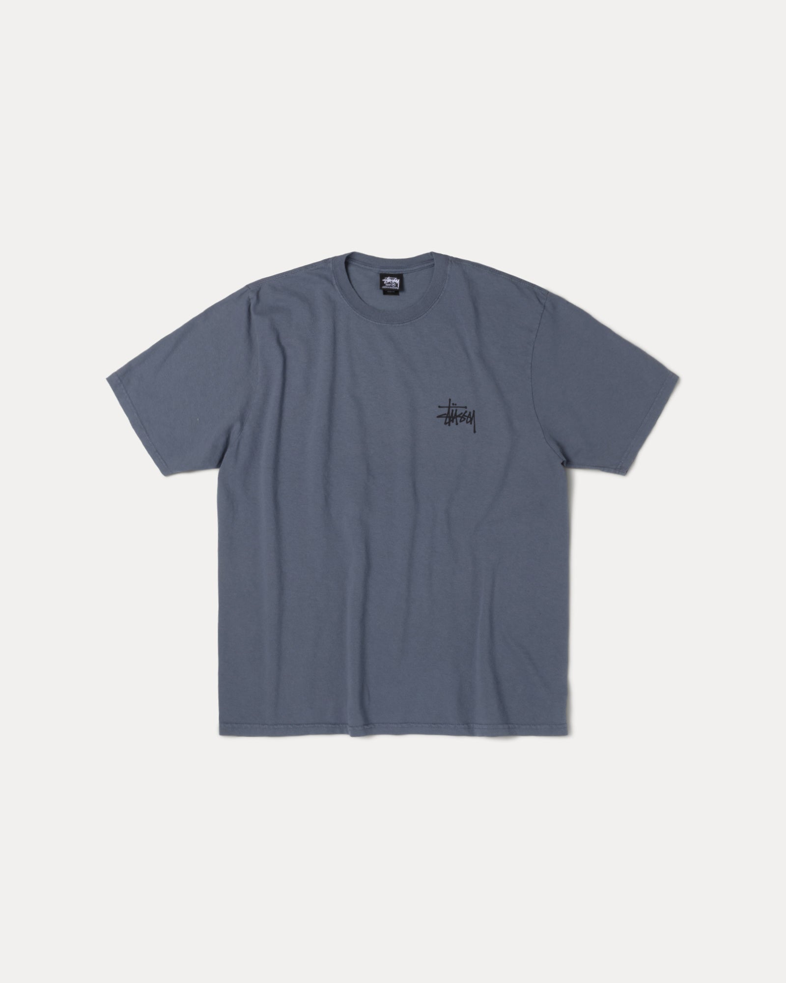 Basic Stüssy Tee Pigment Dyed – Navy | Tee & Sweats | Stüssy