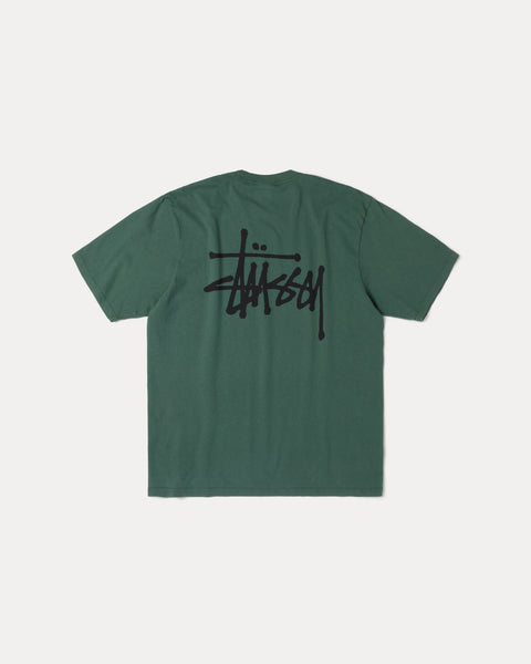 Basic Stussy Pig. Dyed Tee Mens Short Sleeve In Pine
