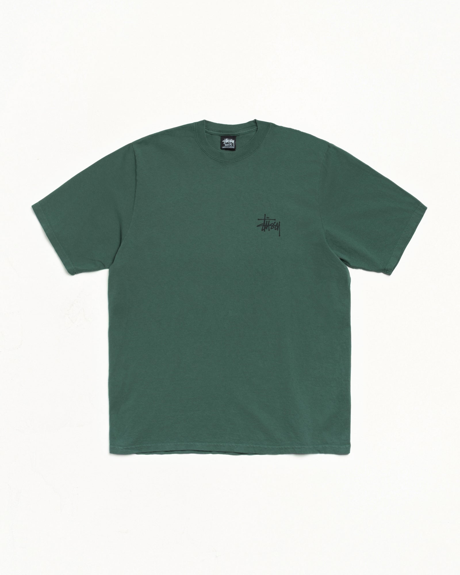 Basic Stussy Pig. Dyed Tee Mens Short Sleeve In Pine