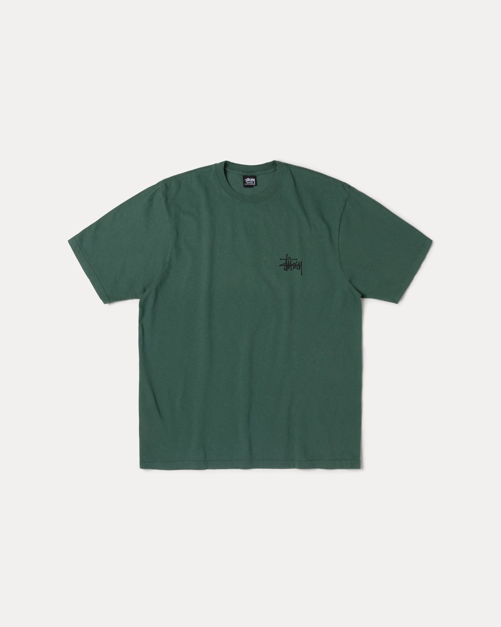 Basic Stussy Pig. Dyed Tee Mens Short Sleeve In Pine