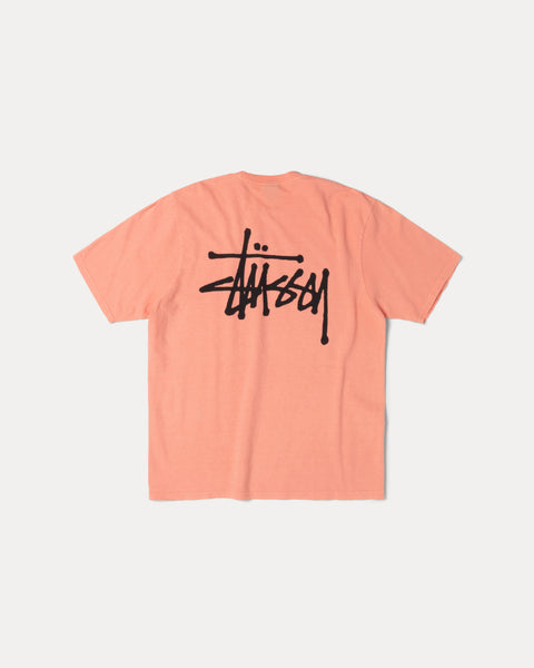 Basic Stussy Pig. Dyed Tee Mens Short Sleeve In Sherbert