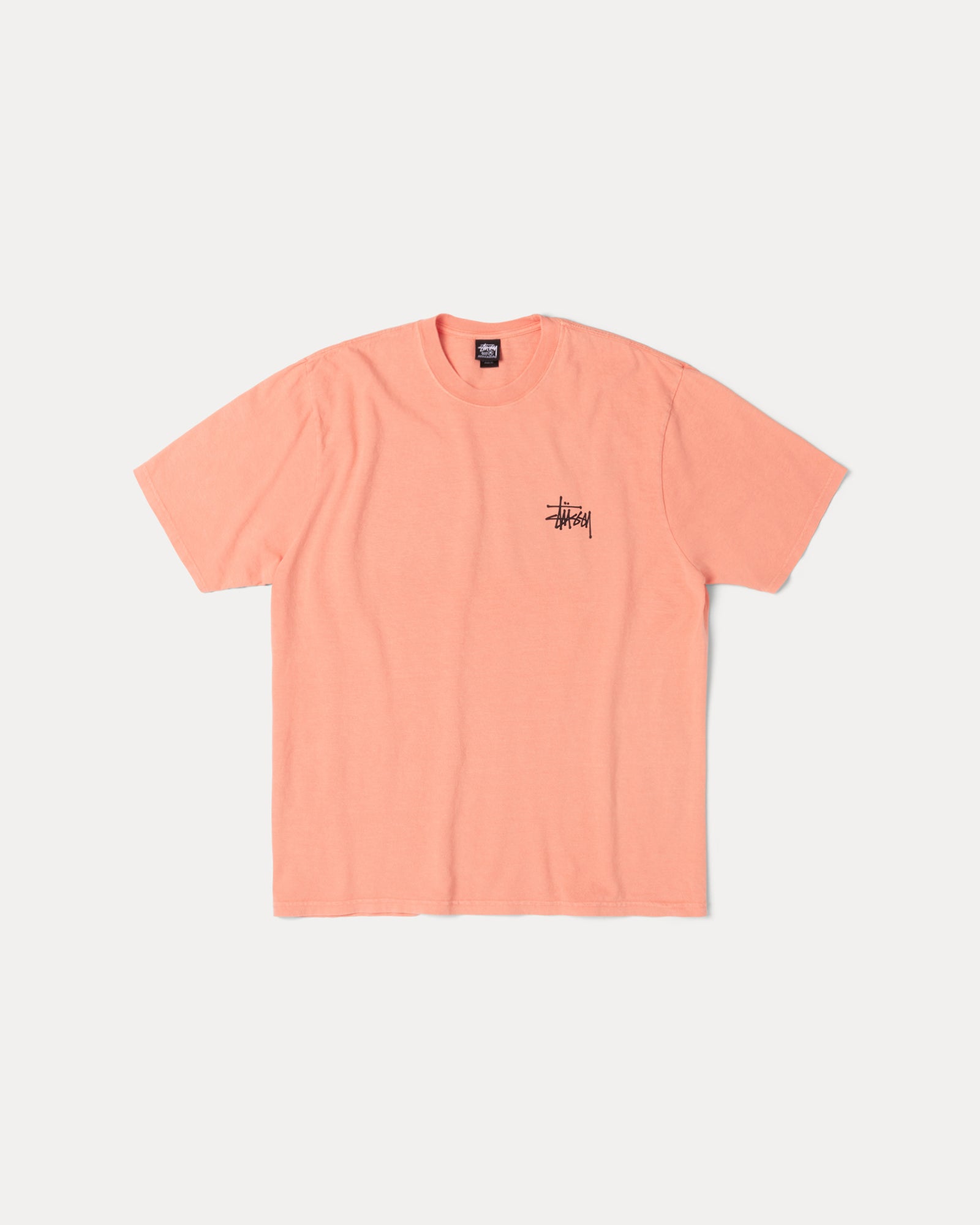 Basic Stussy Pig. Dyed Tee Mens Short Sleeve In Sherbert