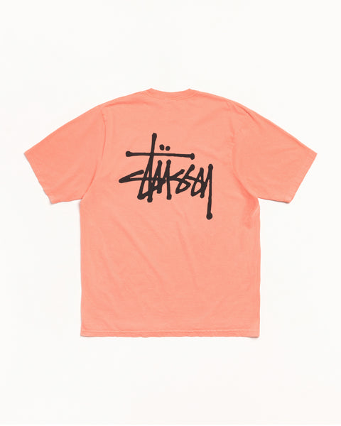 Basic Stussy Pig. Dyed Tee Mens Short Sleeve In Sherbert