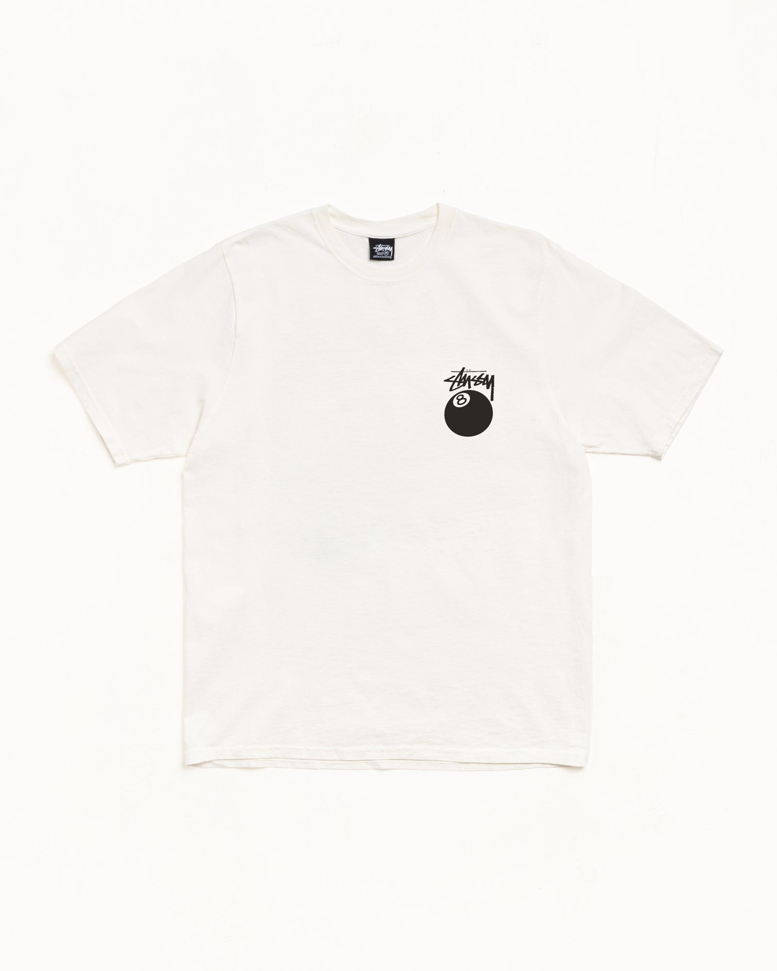 8 Ball Pig. Dyed Tee Mens Short Sleeve In Natural