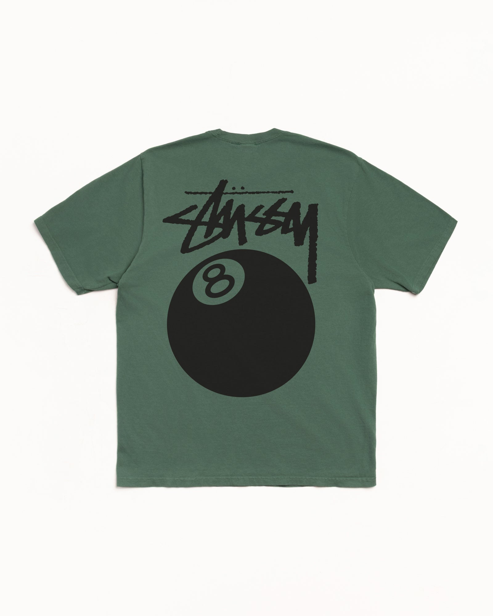 8 Ball Pig. Dyed Tee Mens Short Sleeve In Pine