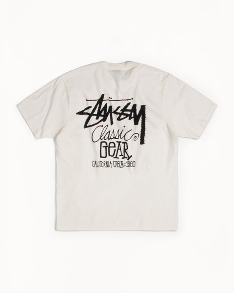 Classic Gear Pig. Dyed Tee Mens Short Sleeve In Natural