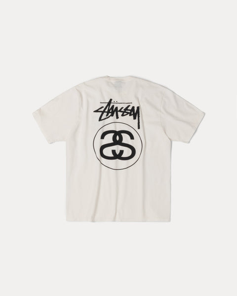 Stock Link Pig. Dyed Tee Mens Short Sleeve In Natural