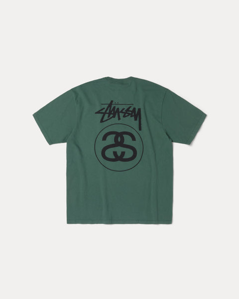 Stock Link Pig. Dyed Tee Mens Short Sleeve In Pine