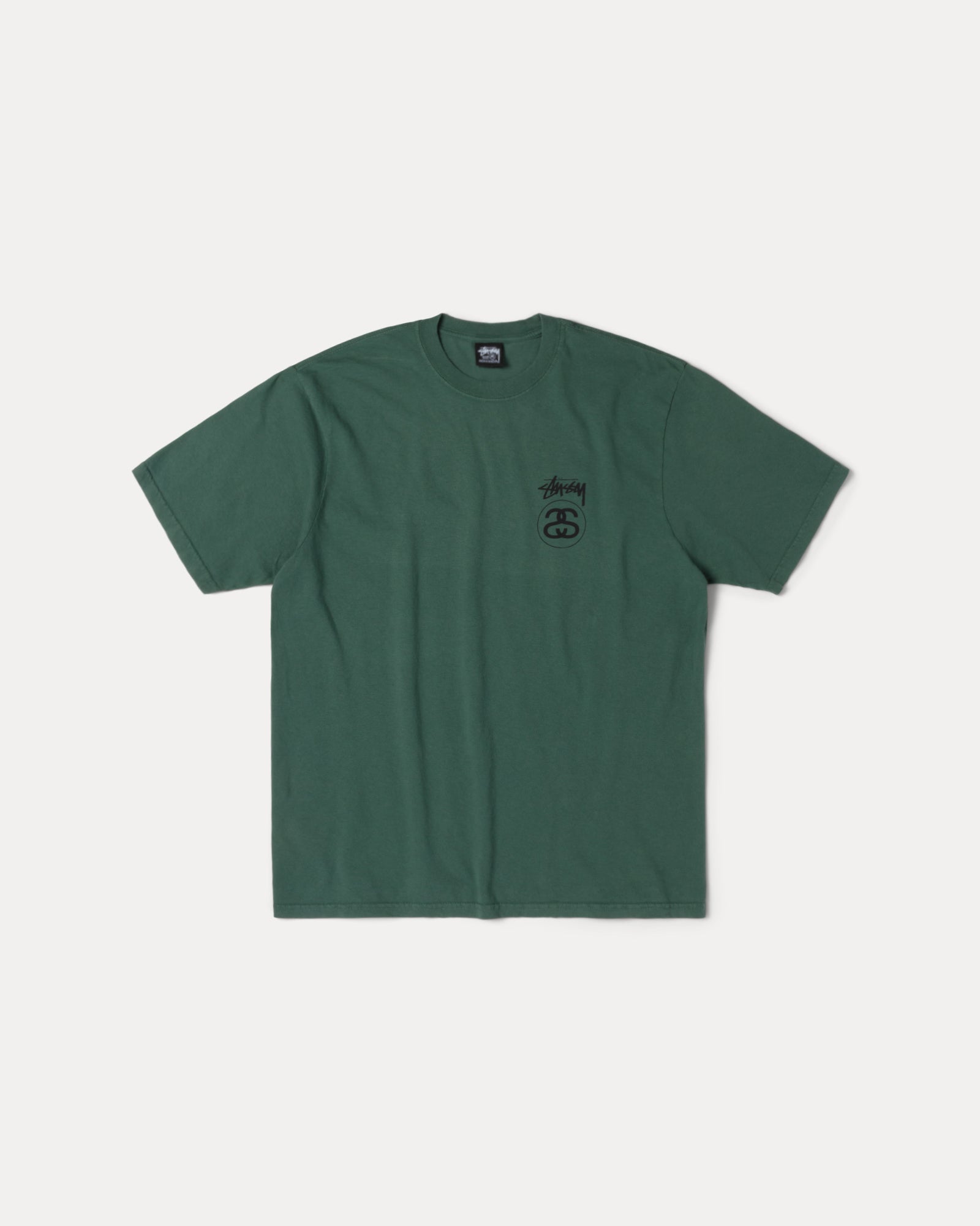 Stock Link Pig. Dyed Tee Mens Short Sleeve In Pine