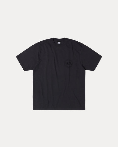 Stussy Wear Pig. Dyed Tee Mens Short Sleeve In Faded Black