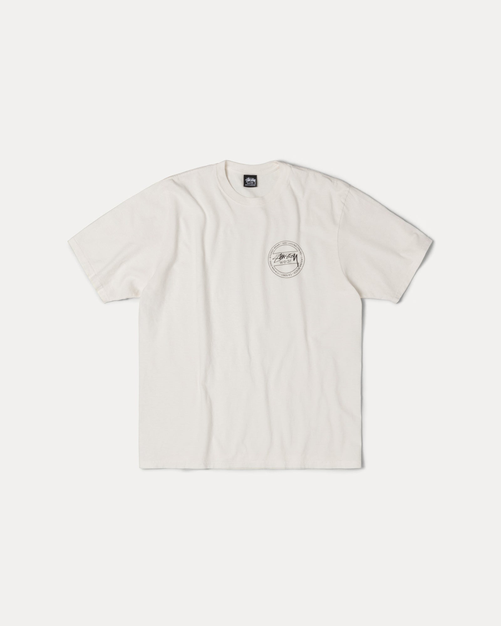Stussy Wear Pig. Dyed Tee Mens Short Sleeve In Natural