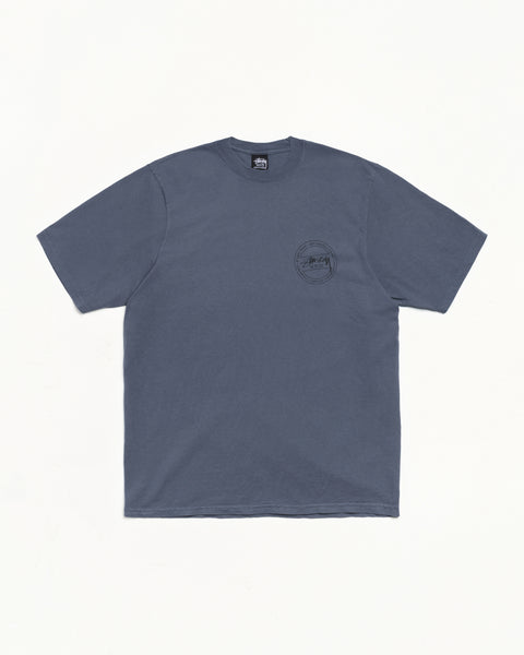 Stussy Wear Pig. Dyed Tee Mens Short Sleeve In Navy