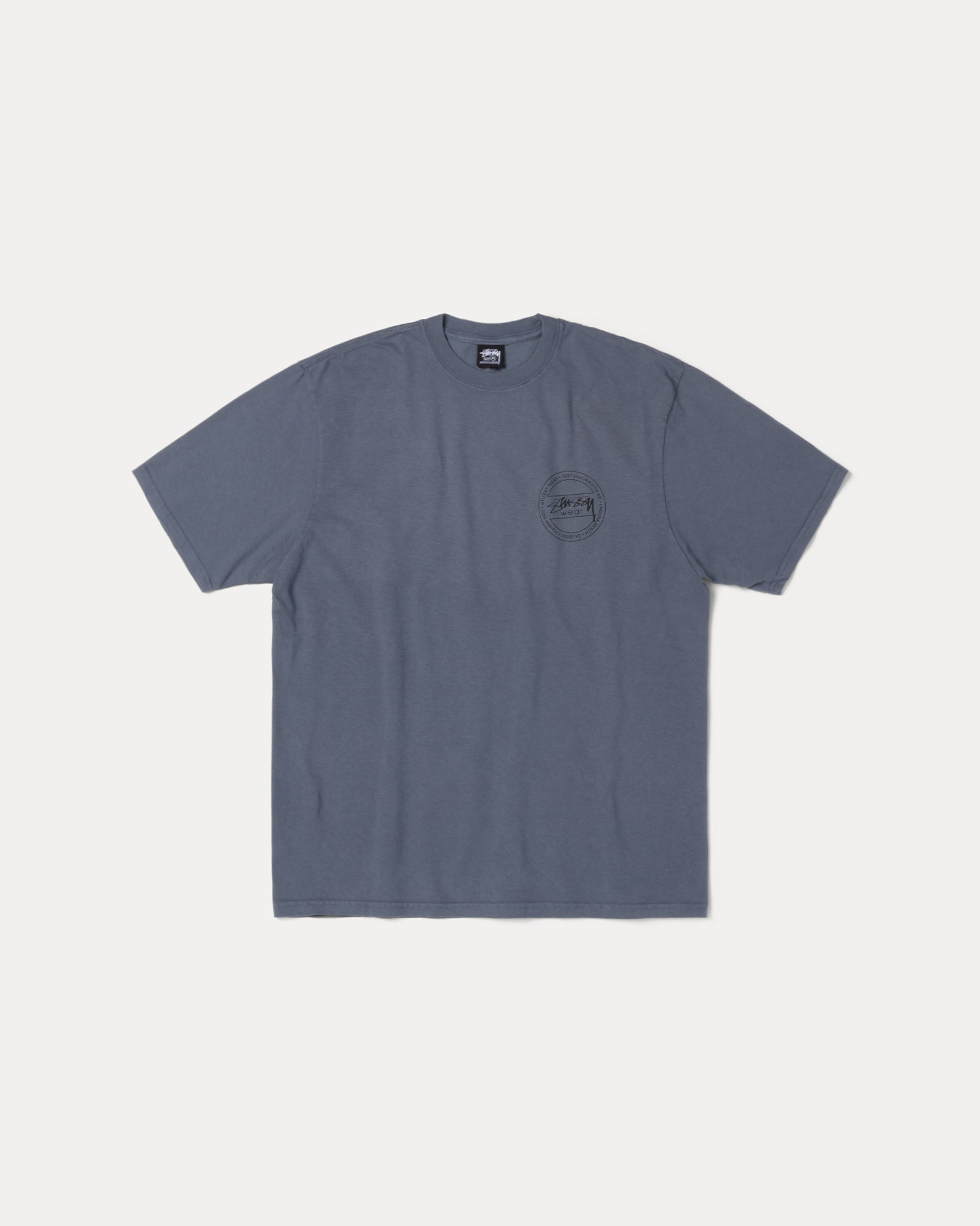 Stussy Wear Pig. Dyed Tee Mens Short Sleeve In Navy