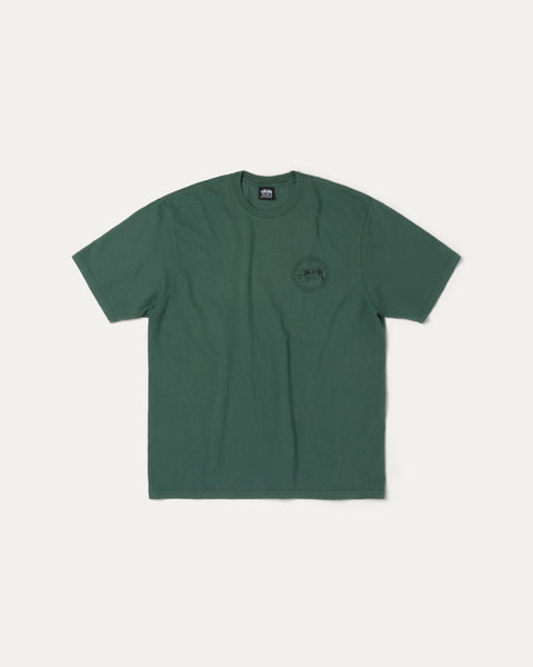 Stussy Wear Pig. Dyed Tee Mens Short Sleeve In Pine