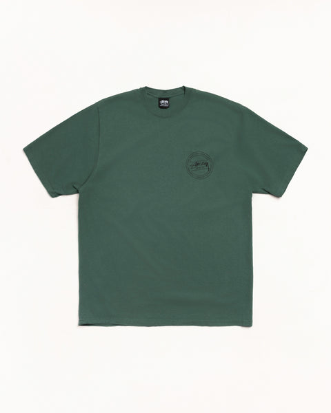 Stussy Wear Pig. Dyed Tee Mens Short Sleeve In Pine