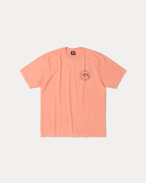 Stussy Wear Pig. Dyed Tee Mens Short Sleeve In Sherbert