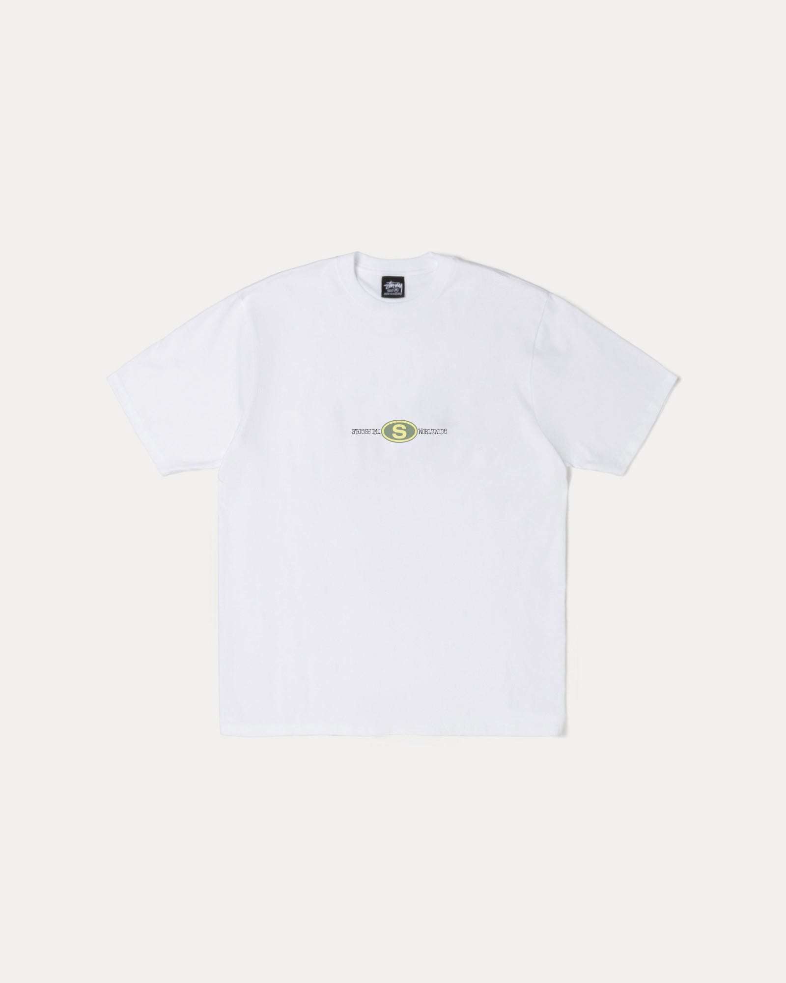 Worldwide Dot Tee Mens Short Sleeve In White