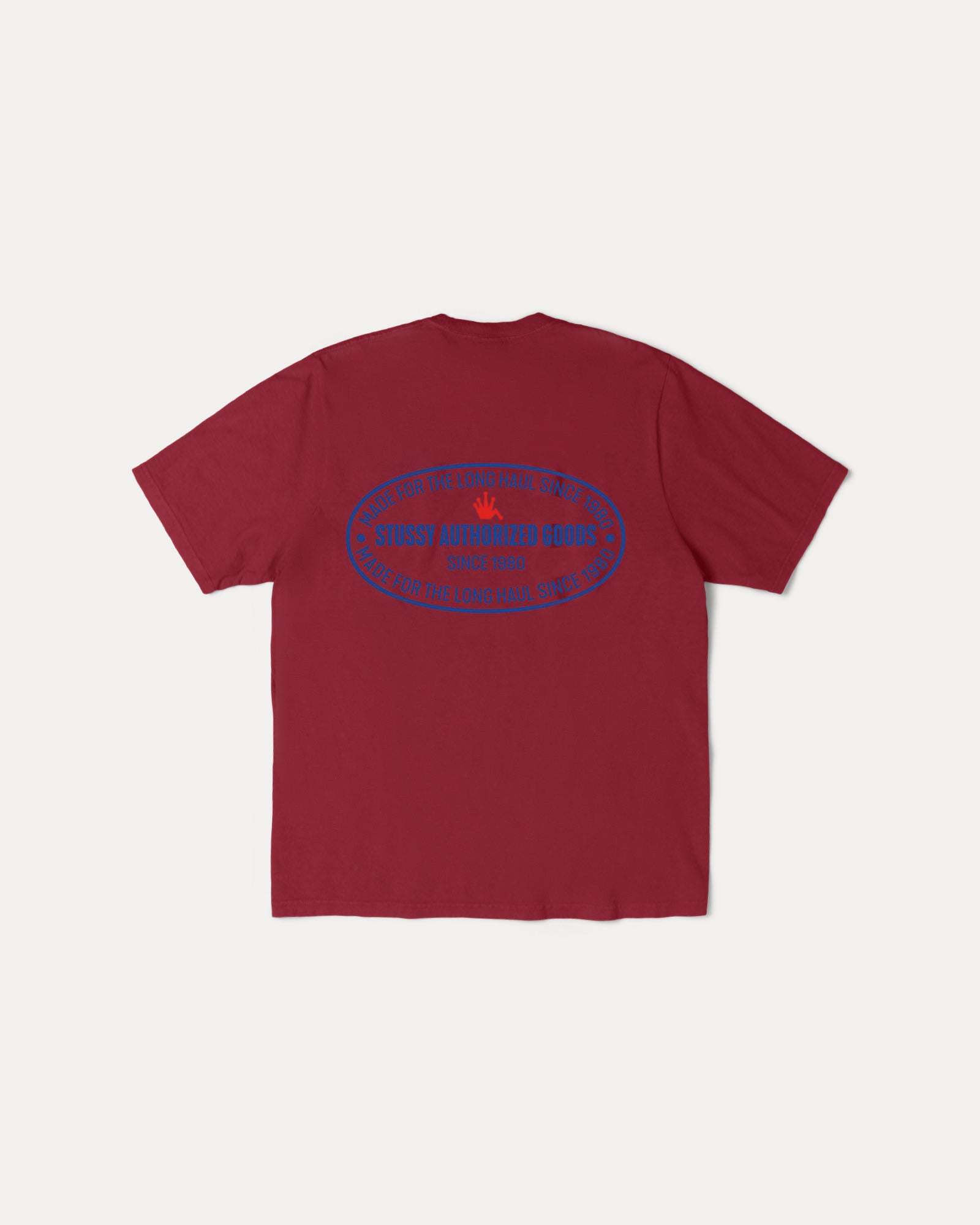 Authorized Tee Mens Short Sleeve In Wine