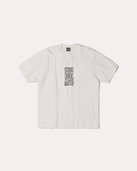 Authentic Gear Pig. Dyed Tee Mens Short Sleeve In Natural
