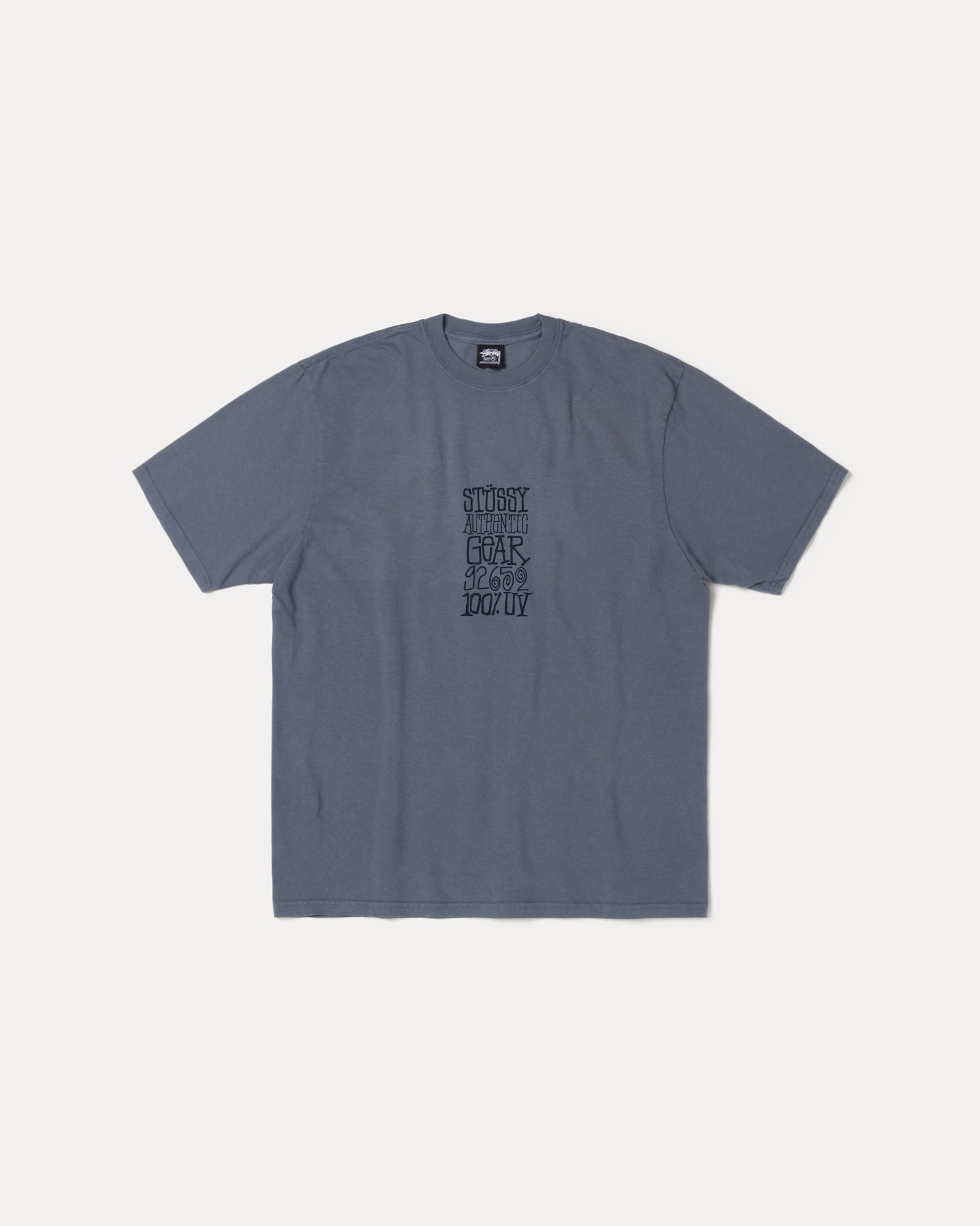Authentic Gear Pig. Dyed Tee Mens Short Sleeve In Navy
