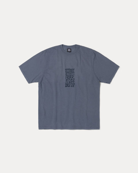 Authentic Gear Pig. Dyed Tee Mens Short Sleeve In Navy