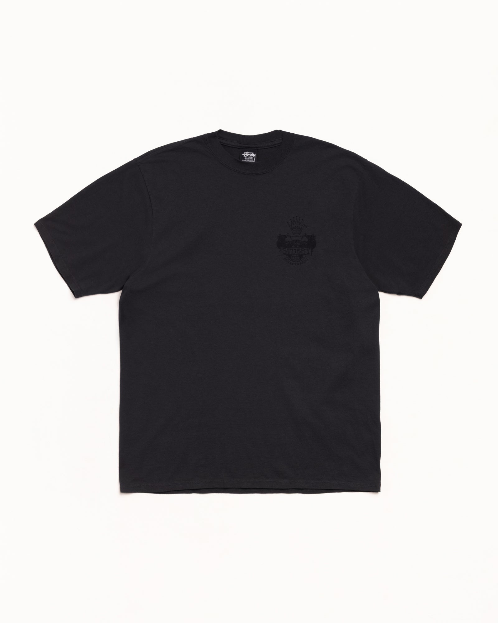 トップス STUSSY BLACK STAR TEE L MOS DEF Buy Stussy Star Tee Pigment Dyed 'Black' - 1904944H BLAC