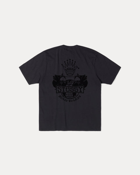 Built To Last Pig. Dyed Tee Mens Short Sleeve In Black
