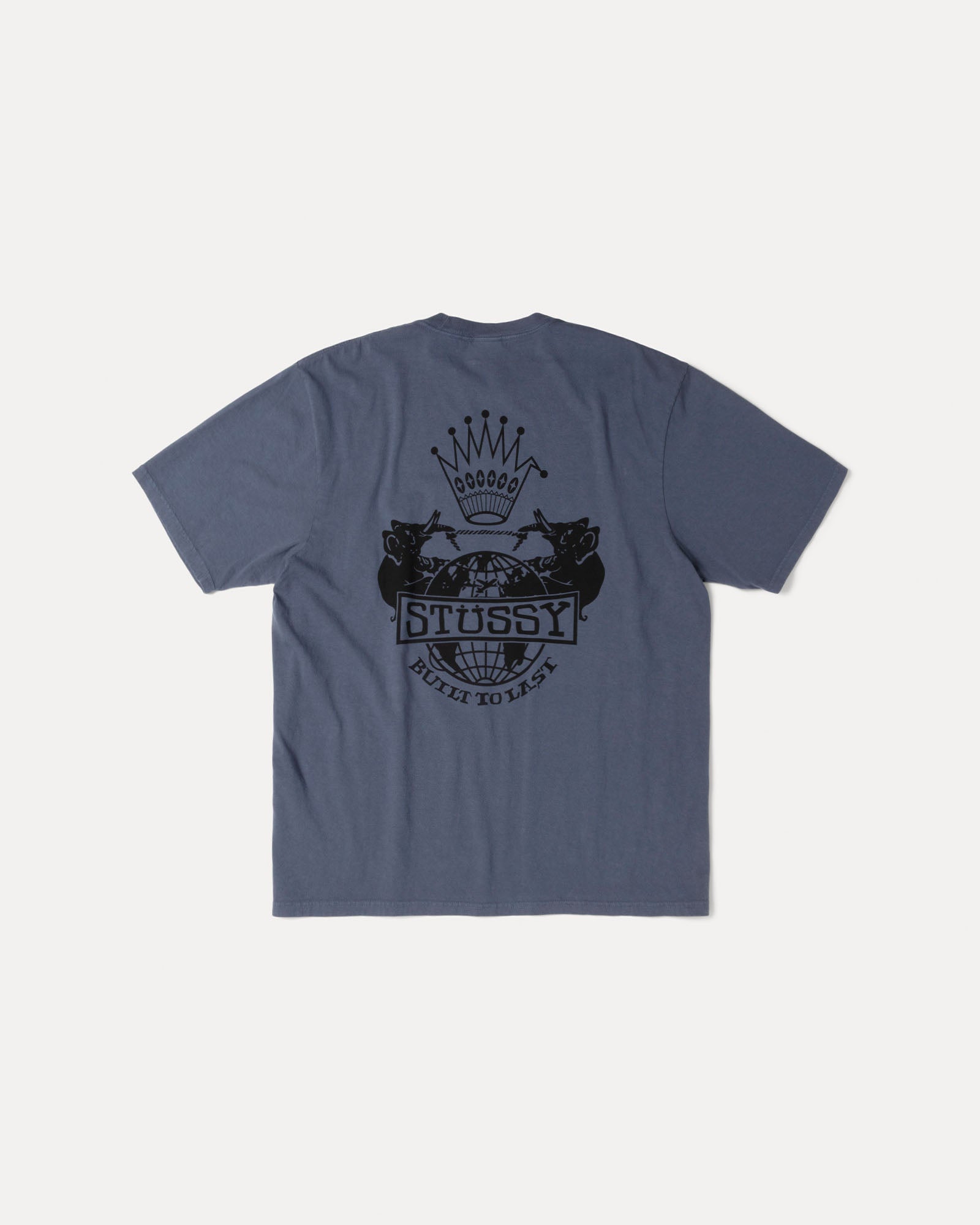 Built To Last Pig. Dyed Tee Mens Short Sleeve In Navy