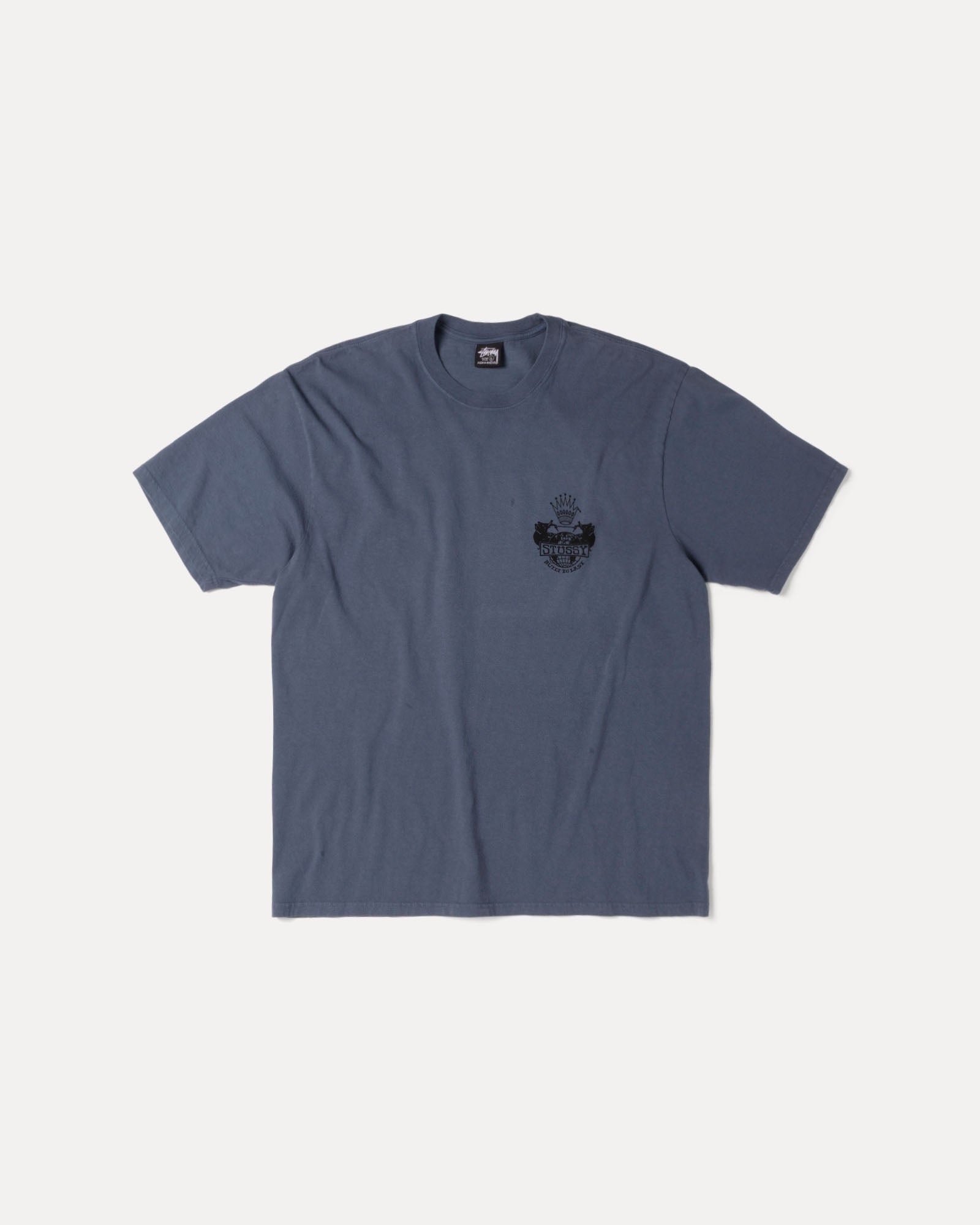 Built To Last Pig. Dyed Tee Mens Short Sleeve In Navy