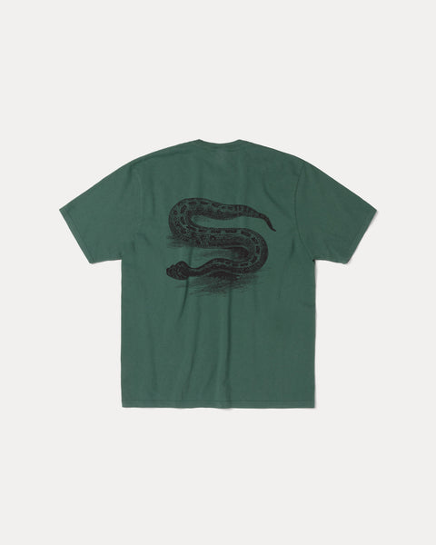 Serpent Pig. Dyed Tee Mens Short Sleeve In Pine