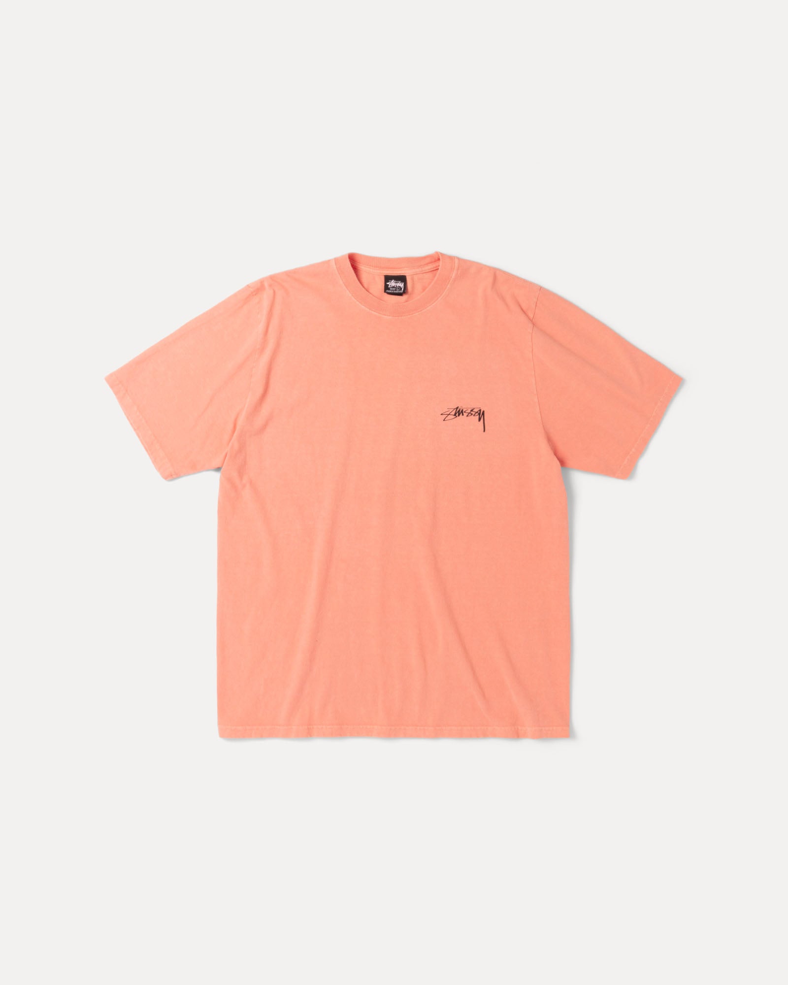 Serpent Pig. Dyed Tee Mens Short Sleeve In Sherbert