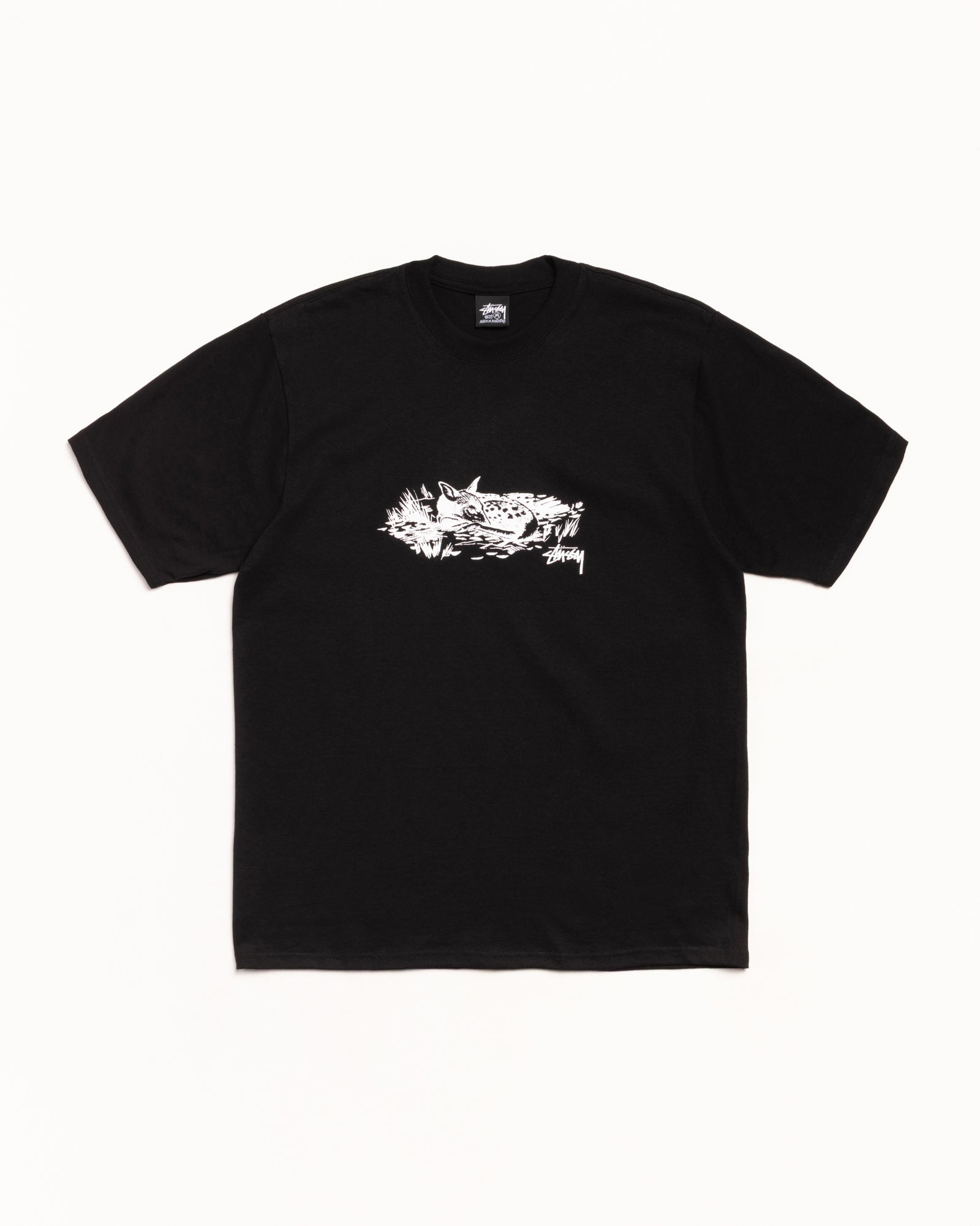 Fawn Tee Mens Short Sleeve In Black