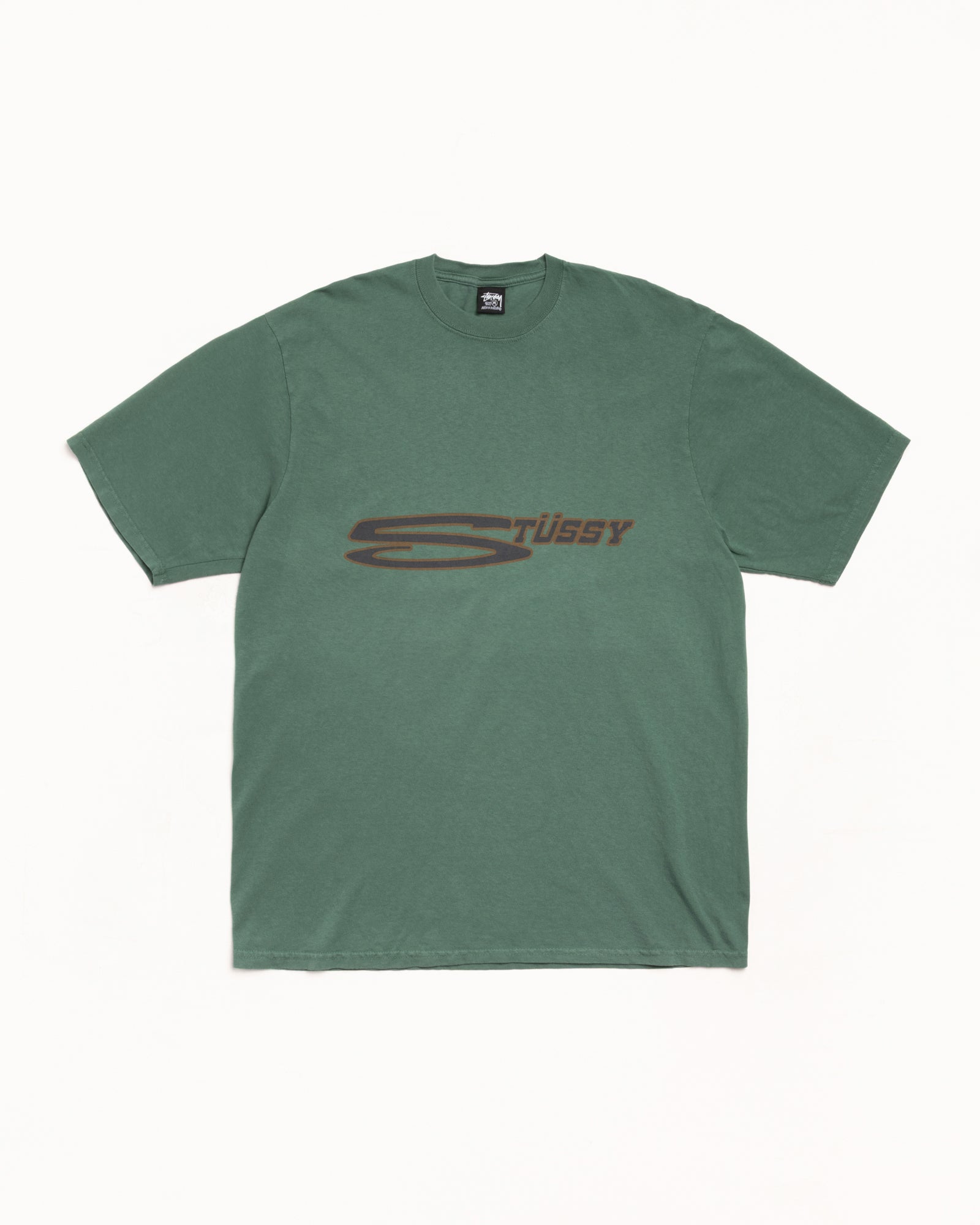 Stretch Pig. Dyed Tee Mens Short Sleeve In Pine